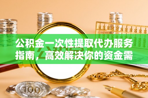 雷山公积金一次性提取代办服务指南，高效解决你的资金需求
