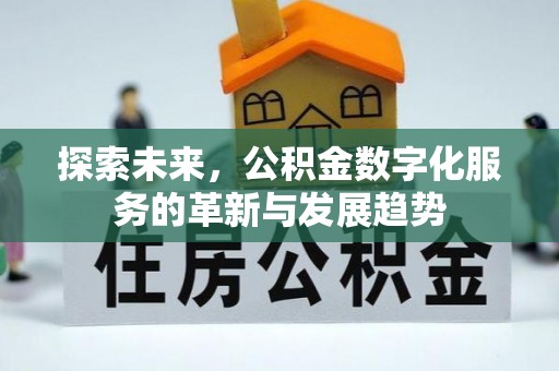 雷山探索未来，公积金数字化服务的革新与发展趋势