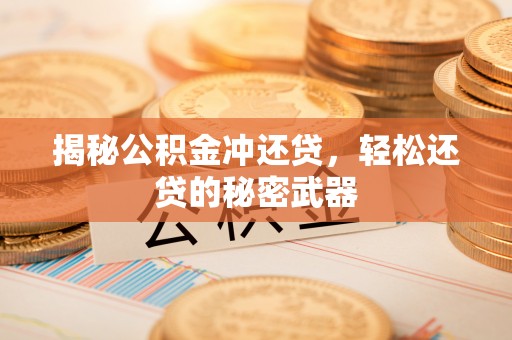 雷山揭秘公积金冲还贷，轻松还贷的秘密武器