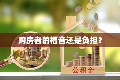 雷山购房者的福音还是负担？