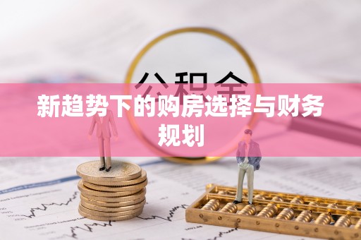 雷山新趋势下的购房选择与财务规划