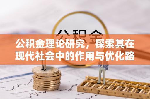 雷山公积金理论研究，探索其在现代社会中的作用与优化路径