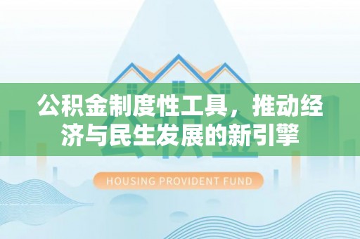 雷山公积金制度性工具，推动经济与民生发展的新引擎