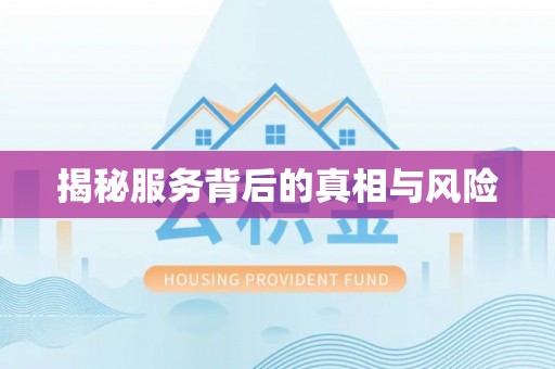 雷山揭秘服务背后的真相与风险