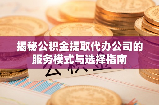 雷山揭秘公积金提取代办公司的服务模式与选择指南