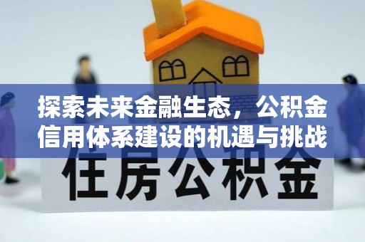 雷山探索未来金融生态，公积金信用体系建设的机遇与挑战