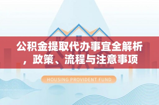 雷山公积金提取代办事宜全解析，政策、流程与注意事项