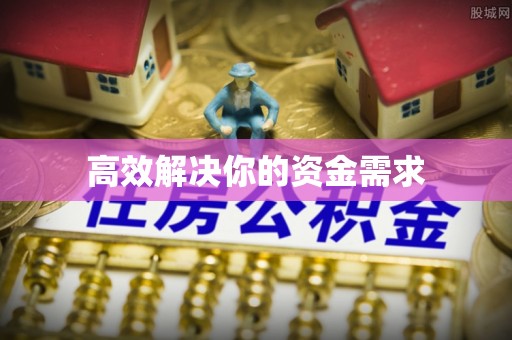 雷山高效解决你的资金需求