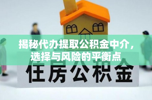 雷山揭秘代办提取公积金中介，选择与风险的平衡点