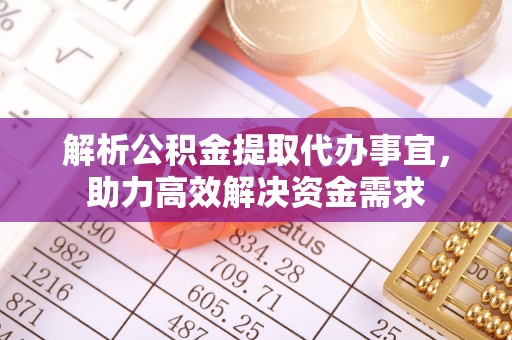 雷山解析公积金提取代办事宜，助力高效解决资金需求