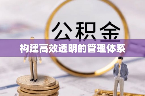 雷山构建高效透明的管理体系