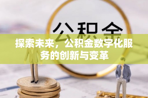 雷山探索未来，公积金数字化服务的创新与变革