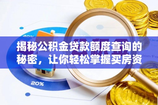 雷山揭秘公积金贷款额度查询的秘密，让你轻松掌握买房资金规划