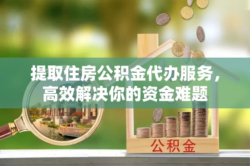 雷山提取住房公积金代办服务，高效解决你的资金难题
