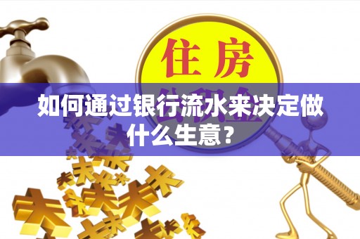 雷山如何通过银行流水来决定做什么生意？