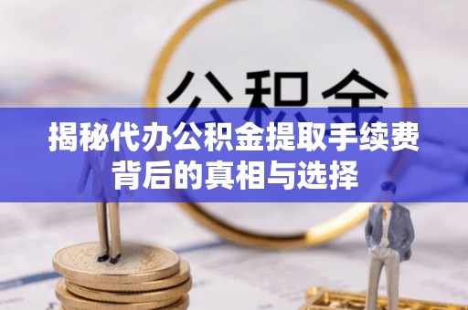 雷山揭秘代办公积金提取手续费背后的真相与选择