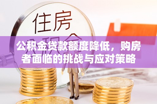雷山公积金贷款额度降低，购房者面临的挑战与应对策略