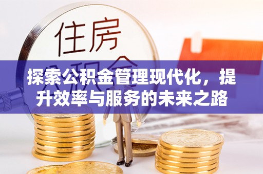 雷山探索公积金管理现代化，提升效率与服务的未来之路