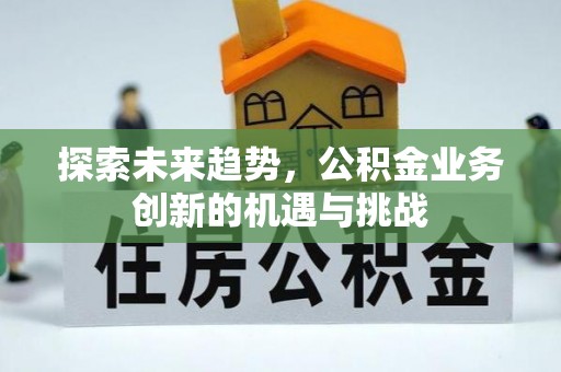 雷山探索未来趋势，公积金业务创新的机遇与挑战
