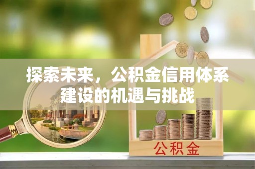 雷山探索未来，公积金信用体系建设的机遇与挑战